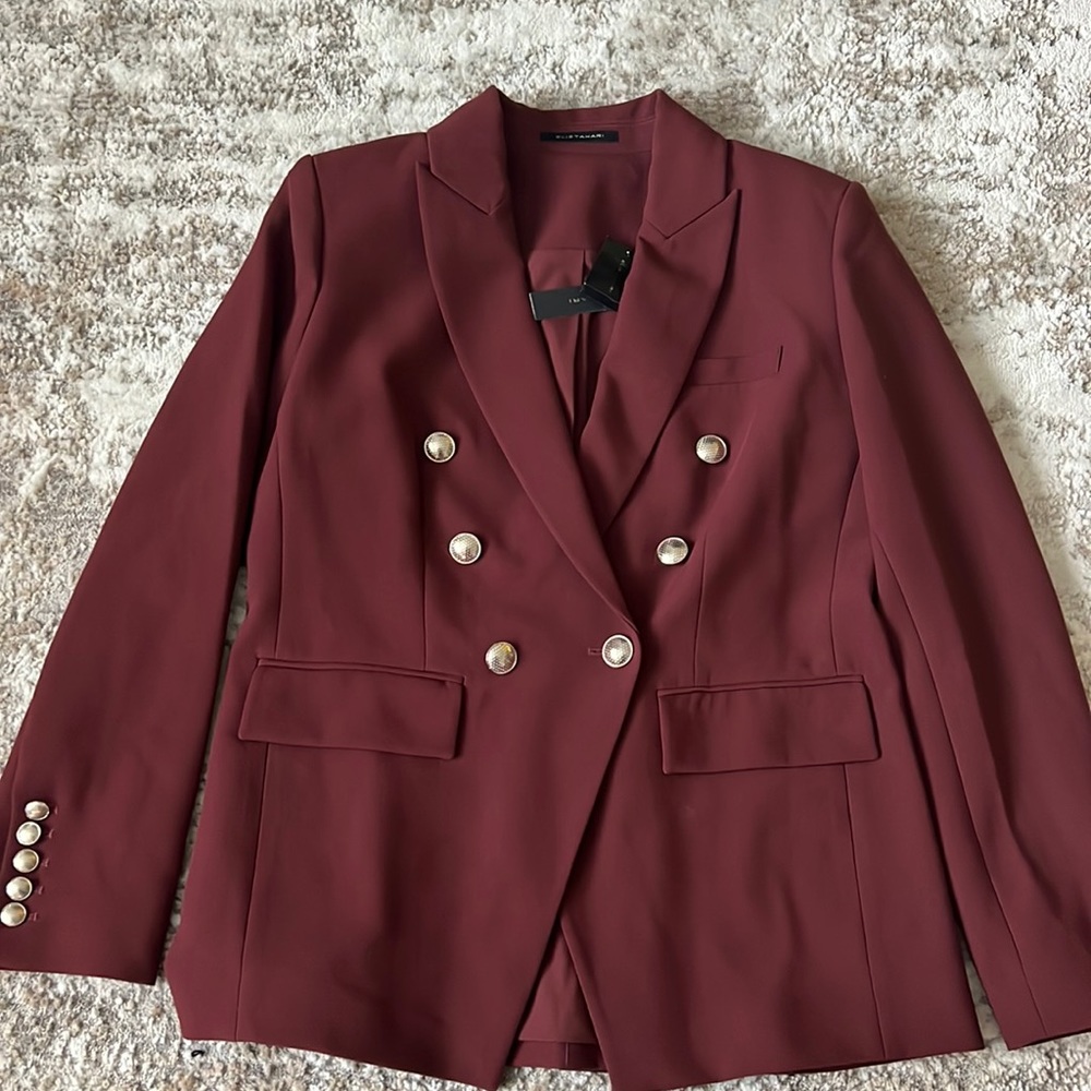 Ellie Tahari Blazer Cinnamon Brown size 8 New